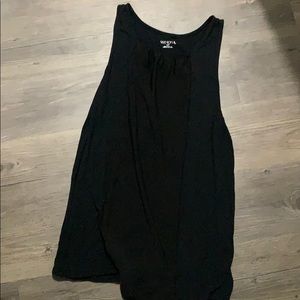 Black tank top
